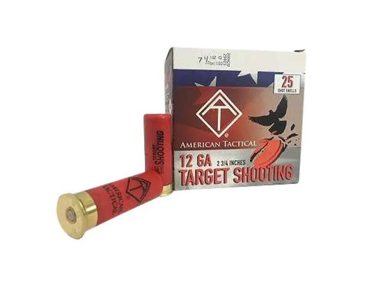 Ati Target Load 12Ga Amo #7.5 1 Oz 2.75 Dram 2 3/4 25/Box
