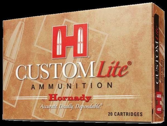 Hornady 81066 Custom Lite 30-06 Springfield 125 Gr Sst 20 Bx