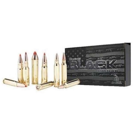 Hornady 81296 Black 5.56X45Mm Nato 75 Gr Interlock Heavy Duty 20 Bx