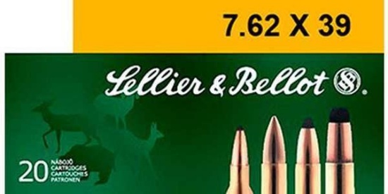 Sellier & Bellot Sb76239B Rifle 7.62X39Mm 123 Gr Soft Point (Sp) 20 Bx