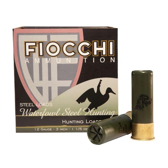 Fiocchi 123St153 Speed Steel Warlock Steel 12 Gauge 3.00 1 1/5 Oz 3 Shot 25 Bx