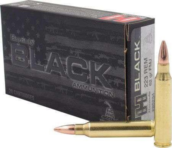 Hornady 80234 Black 223 Rem 62 Gr Full Metal Jacket (Fmj) 20 Bx