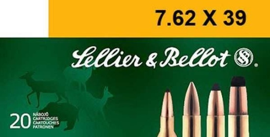 Sellier & Bellot Sb76239A Rifle 7.62X39Mm 123 Gr Full Metal Jacket (Fmj) 20 Bx