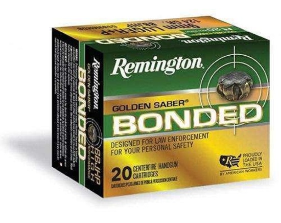 Remington Ammunition Gsb40Swbb Golden Saber Bonded 40 S&W 180 Gr Brass Jacket Hollow Point (Bjhp) 20