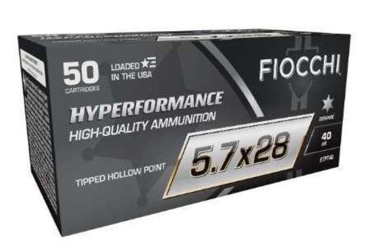 Fiocchi 57Pt40 Hyperformance 5.7X28Mm 40Gr Tipped Hollow Point 50 Per Box