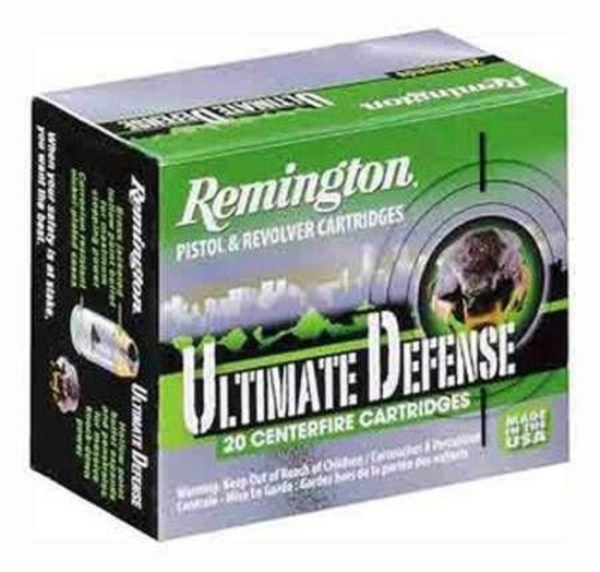 Remington Ammunition Hd45Apa Ultimate Defense 45 Acp 185 Gr Brass Jacket Hollow Point (Bjhp) 20 Bx