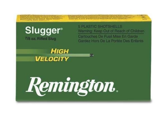 Remington Ammunition Sphv12Mrs Slugger High Velocity 12 Gauge 3 7/8 Oz 5 Bx
