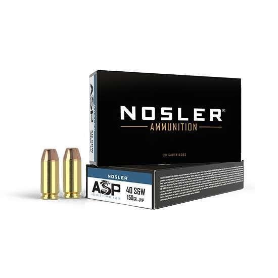 Nosler 51181 Match Grade 40 S&W 150 Gr Jacketed Hollow Point (Jhp) 50 Bx