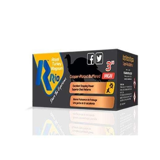 Case Of 25 Ryl Turkey 12Ga 3In 5 1-3/4Oz 10/Bx