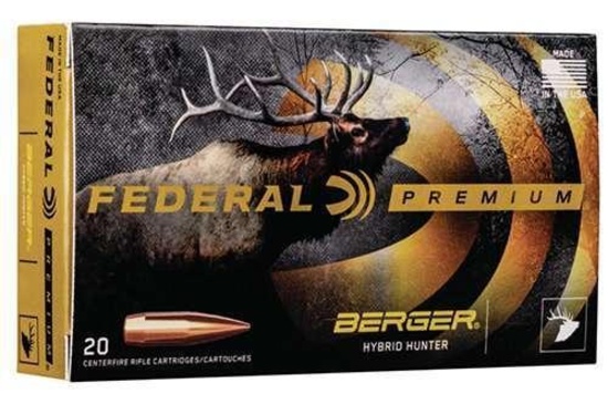 Federal P3006Bch1 Premium Berger Hybrid Hunter 30-06 Springfield 168 Gr Berger Hybrid Hunter 20 Bx
