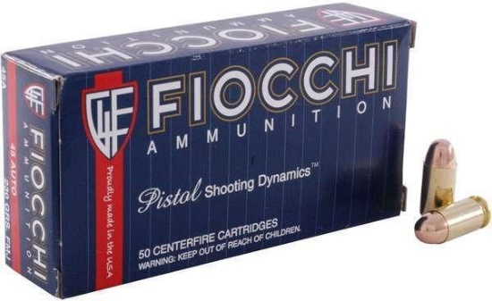 Fiocchi Amo 45 Auto 230Gr Fmj 50-Rd