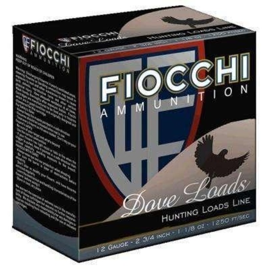 Fiocchi Dove&Quail Amo 16Ga 2./75 In 1 Oz #8 1165Fps 25-Rd