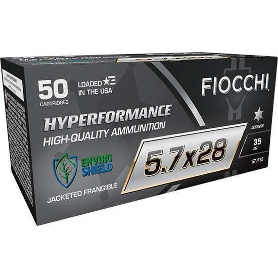 Fiocchi Hyperformance Amo 5.7X28Mm 35Gr Non Toxic Jacket Frangible 50Rd Box
