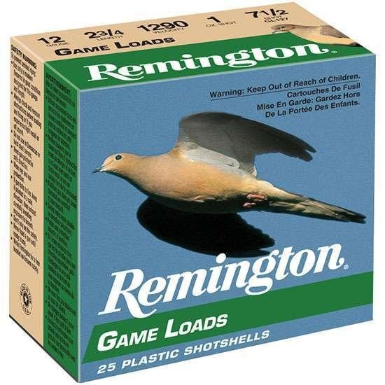 Remington Ammunition Gl208 Lead Game Loads 20 Gauge 2.75 7/8 Oz 8 Shot 25 Bx