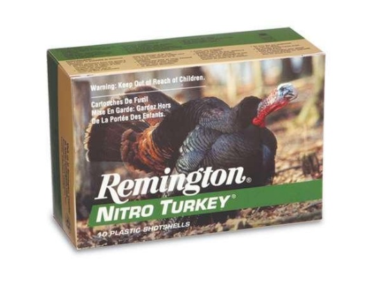 Remington Ammunition Nt12354 Nitro Turkey 12 Gauge 3.5 2 Oz 4 Shot 10 Bx