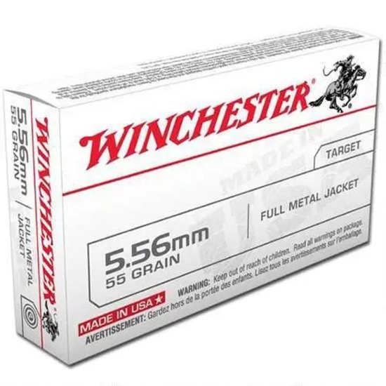 Winchester Ammo Q3131Ky Usa 5.56X45Mm Nato 55 Gr Full Metal Jacket Lead Core (Fmjlc) 20 Bx