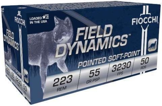 Fiocchi Amo 223 Rem 55Gr Psp 50-Rd