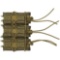 High Speed Gear 11PT03CB TACO MOLLE Triple Pistol Magazine Pouch Coyote Brown Nylon w/Polymer