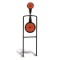 Birchwood Casey 46221 World of Targets Sharpshooter Spinner Steel Bullseye 2.25 x 3.62 Black Paddle