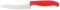 Spyderco K14PRD Z-Cut Pointed 4.40 Fixed Plain Stonewashed CTS BD1N SS Blade, Red Textured
