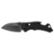 Kershaw 8337 Craze EDC 2.35 Folding Reverse Tanto Plain Blackwash 8Cr13MoV SS Blade, Black Textured