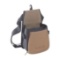 Allen 8303 Eliminator Basic Double Compartment Shooting Bag Black w/Brown Trim