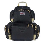G*Outdoors 1711BPBT Handgunner Backpack 600D Polyester 16 x 10 x 19 Black w/Tan Accents