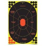 Birchwood Casey 34655 Shoot-N-C Handgun Trainer Self-Adhesive Paper 12 x 18 Silhouette Yellow Target