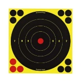 Birchwood Casey 34825 Shoot-N-C Self-Adhesive Paper 8 Bullseye Yellow Target Paper w/Black Target &