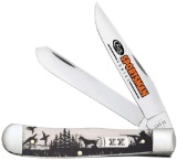 Case 81224 Trapper Sportsman Folding Clip Point/Spey Plain Mirror Polished Tru-Sharp SS Blade/Bird
