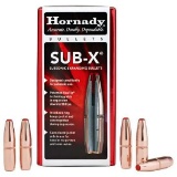 Hornady 30730 Sub-X 30 Cal .308 190 gr Subsonic-eXpanding 100 Per Box