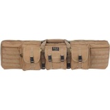 Bulldog BDT60-43T Tactical Double Rifle Case 43 Tan 2 Rifles