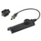 REPLACEMENT REAR CAP ASSY FOR SCOUTLIGHT SERIES, INCLUDES SR07 RAIL TAPE SWITCH, BLACK