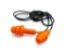 Walkers GWPEPCORD2PK Corded Foam Ear Plugs 33 dB Orange Ear Buds w/Black Cord 2 Per Pack
