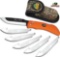 Outdoor Edge RB20C RazorLite 3.50 Drop Point Plain FRN Orange Handle Folding