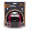 Pyramex VGPM8010PC Venture Gear V80 Muff Foam 26 dB Over the Head Pink Ear Cups w/Black Band