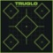 Truglo TG14A12 Tru-See Self-Adhesive Paper 12 x 12 5-Diamond Black Target Paper w/Green Accents 12