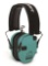 Walkers GWPRSEMLTL Razor Slim Electronic Polymer 23 dB Over the Head Light Teal Ear Cups w/Black
