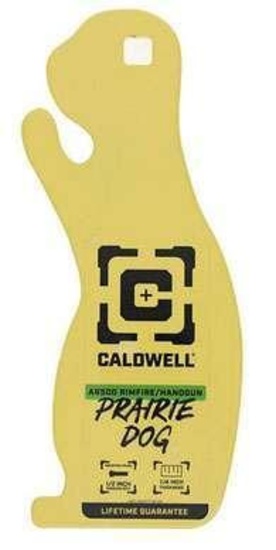 CALDWELL AR500 RIMFIRE PRAIRIE DOG TARGET 1/4 YELLOW