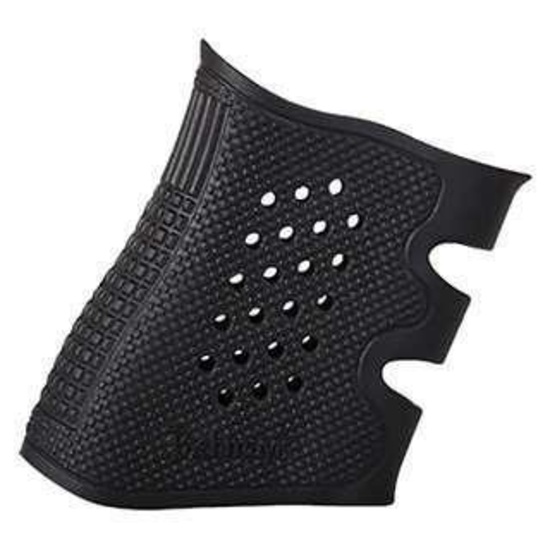 Pachmayr 05174 Tactical Grip Glove Glock G19,23 Soft w/Finger Grooves Black Rubber