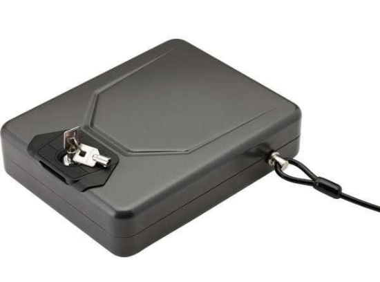 Hornady 98153 Alpha Elite Lock Box Personal Vault Key 16 Gauge Steel Black
