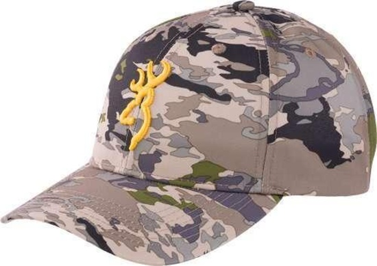 BROWNING RIMFIRE CAP BUCKMARK LOGO OVIX CAMO VELCRO