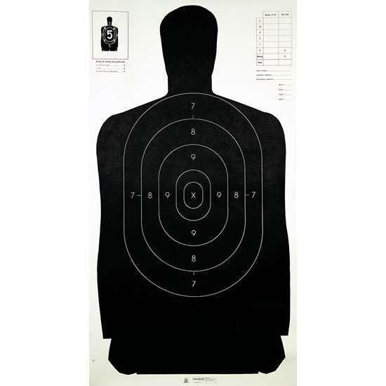 Champion Targets 40727 LE Silhouette Hanging Paper Target 24 x 45 100 Per Pack