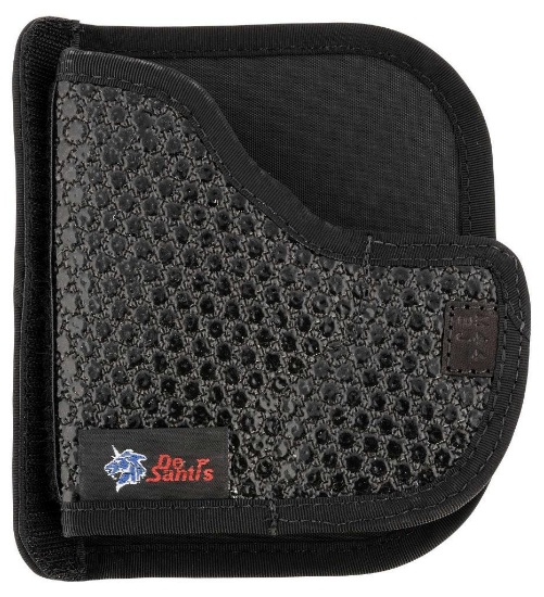 DeSantis Gunhide M44BJ8JZ0 Super Fly Black Rubberized Fabric Pocket Fits Sig P365 Ambidextrous Hand