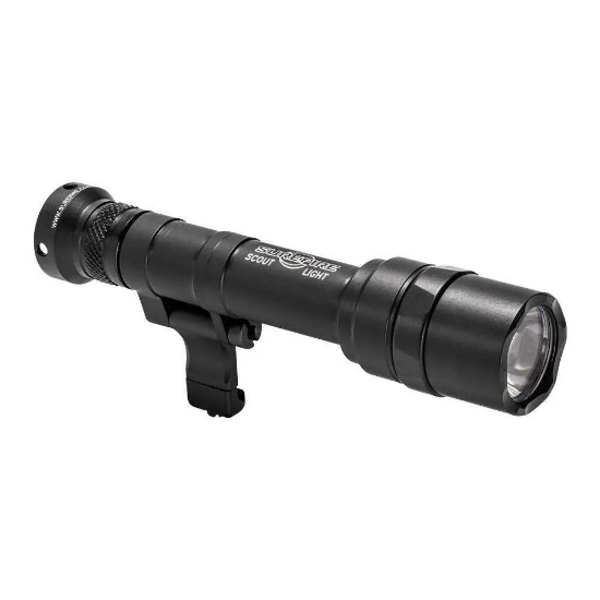 SCOUT LIGHT, SWIVEL, 6V, 1000 LUMENS, 1913 PICATINNY MOUNT INSTALLED, MLOK MOUNT INCLUDED, BLACK,