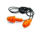 Walkers GWPEPCORD2PK Corded Foam Ear Plugs 33 dB Orange Ear Buds w/Black Cord 2 Per Pack