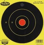 Birchwood Casey 35906 Dirty Bird Bullseye Hanging Paper Target 16 Per Pack