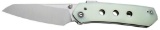Civivi Knives C22036-2 Vision FG 3.54 Folding Tanto Plain Satin Nitro-V Steel Blade, Natural G10