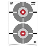 Birchwood Casey 37061 EZE-Scorer Double Bull's-Eye Bullseye Paper Target 12 x 18 100 Per Pack