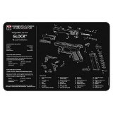TekMat TEKR17GLOCK4243 Original Cleaning Mat Glock 42/43 Parts Diagram 11 x 17